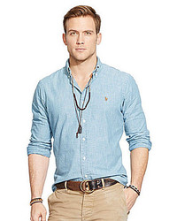 Polo Ralph Lauren Classic Fit Solid Chambray Shirt