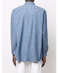 Closed Cotton Long Sleeved Shirt