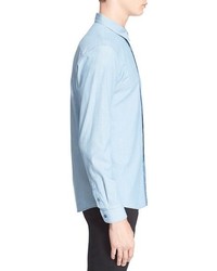 A.P.C. Extra Trim Fit Washed Chambray Shirt
