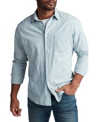 Rowan Pecos Cotton Chambray Button Up Shirt In Washed Indigo At Nordstrom