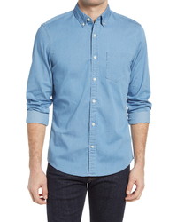 Nordstrom Trim Fit Chambray Shirt