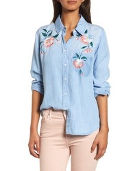 Rails Chandler Embroidered Chambray Shirt