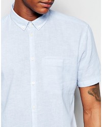 Minimum Short Sleeve Chambray Shirt