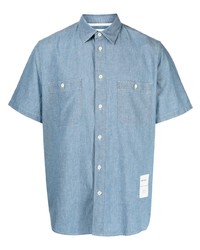 Norse Projects Silas Chambray Logo Patch Shirt