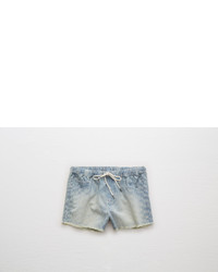 aerie Rie Cutoff Chambray Short