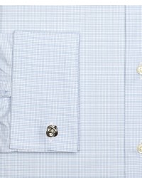 Brooks Brothers Slim Fit Micro Tonal Check French Cuff Dress Shirt