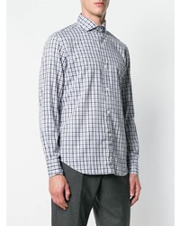 Eleventy Checked Button Down Shirt
