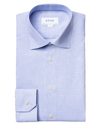 Eton Contemporary Fit Plaid Dress Shirt