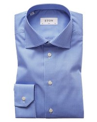 Eton Extra Slim Fit Check Dress Shirt