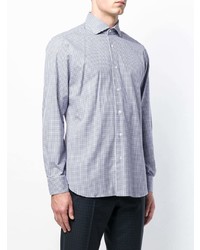 Barba Micro Check Formal Shirt
