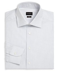 Ermenegildo Zegna Micro Checked Regular Fit Dress Shirt