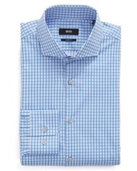 BOSS Sharp Fit Check Dress Shirt