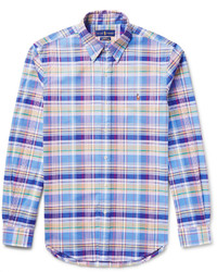 Polo Ralph Lauren Slim Fit Checked Stretch Cotton Oxford Shirt