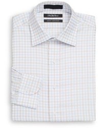 Saks Fifth Avenue Slim Fit Checkered Dress Shirt