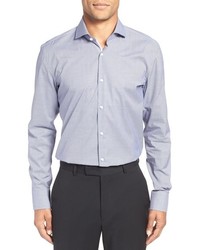 BOSS Slim Fit Easy Iron Microcheck Dress Shirt