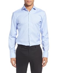 BOSS Slim Fit Easy Iron Microcheck Dress Shirt