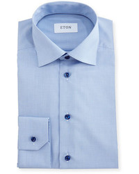Eton Slim Fit Grid Check Dress Shirt