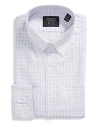 Nordstrom Men's Shop Smartcare Traditional Fit Plaid Dress Shirt