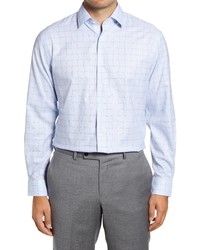 Nordstrom Traditional Fit Grid Print Non Iron Dress Shirt