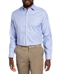 Nordstrom Men's Shop Trim Fit Non Iron Check Dress Shirt