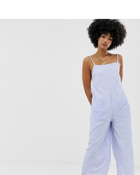 Another Reason Relaxed Jumpsuit With Backless Ruching Detail