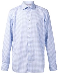 Light Blue Check Long Sleeve Shirt