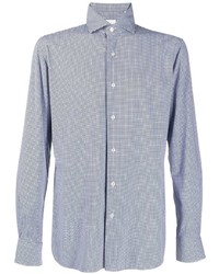 Xacus Check Print Button Up Shirt