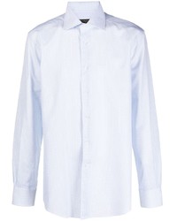 Corneliani Check Print Long Sleeved Shirt