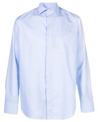 Canali Checked Long Sleeve Shirt