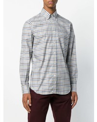 Canali Checkered Shirt