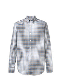 Canali Checkered Shirt