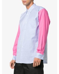 Comme Des Garcons SHIRT Comme Des Garons Shirt Check Panelled Cotton Shirt