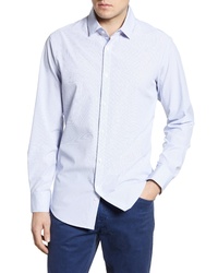 Mizzen+Main Coolidge Blue Regular Fit Check Shirt
