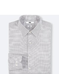 Uniqlo Easy Care Checked Slim Fit Long Sleeve Shirt