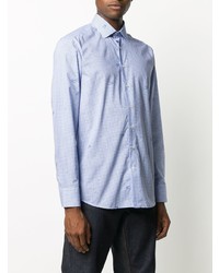 Etro Logo Print Cotton Shirt