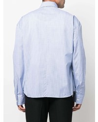 Valentino Micro Check Print Cotton Shirt