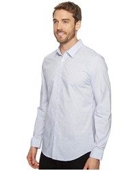 Calvin Klein Slim Fit Long Sleeve Infinite Cool Button Down Check Shirt Clothing