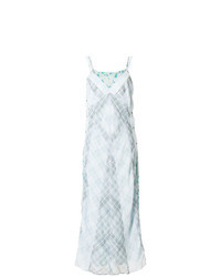 Light Blue Check Maxi Dresses for Women | Lookastic