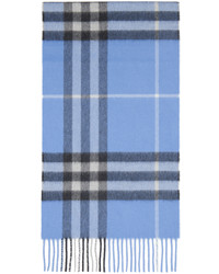 Burberry Blue The Classic Check Scarf