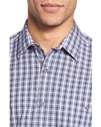 Maker & Company Regular Fit Check Short Sleeve Sport Shirt