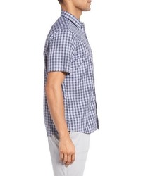 Maker & Company Regular Fit Check Short Sleeve Sport Shirt