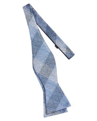 Nordstrom Renner Plaid Silk Bow Tie