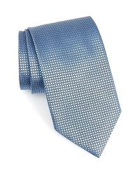 Ermenegildo Zegna Microcheck Silk X Long Tie
