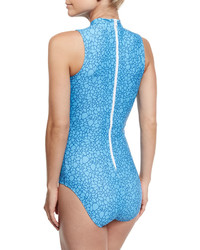 Cover Upf 50 Check One Piece Swimsuit