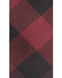Burberry Modern Cut Check Silk Tie