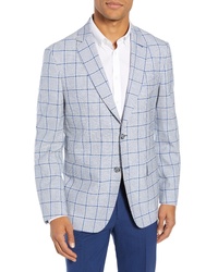 John W. Nordstrom Traditional Fit Check Wool Sport Coat
