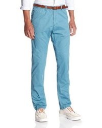 Scotch & Soda Belted Chino Pant In Slim Fit
