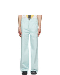 Telfar Blue 6 Pocket Trousers