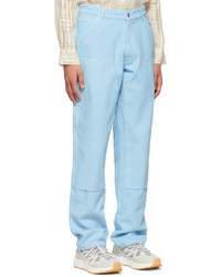 Sky High Farm Workwear Blue Cotton Trousers