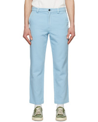 Ps By Paul Smith Blue Cotton Trousers